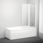 Ravak CVS2-100 pro koncept 10° R, pravá, rám bílý, výplň transparentní - 7QRA0103Z1 – Hledejceny.cz