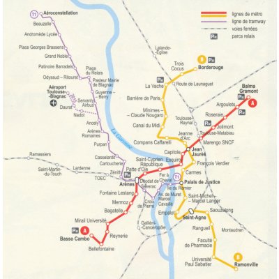 plán Toulouse 1:15 t.