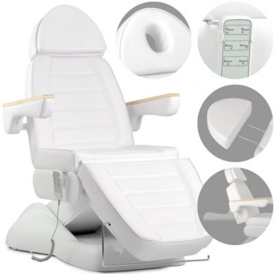 Habys elektrické kosmetické křeslo Leo PRO 4 bílá – Zboží Dáma