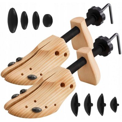 Dřevěný roztahovač obuvi masiv - 2ks, 38-42 – Zboží Dáma