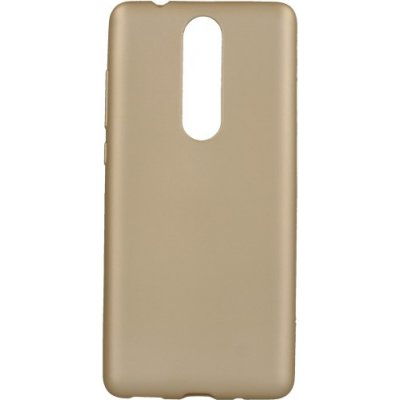 Pouzdro Jelly Flash Nokia 5.1 silikon zlaté matné – Zboží Mobilmania