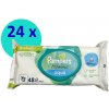 Pampers Vlhčené ubrousky Harmonie Aqua 24 x 48 ks