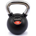 TRINFIT Kettlebell kov guma s chrom madlem 18 kg – Zboží Dáma TRINFIT Kettlebell kov guma s chrom madlem 18 kg – Zboží Dáma