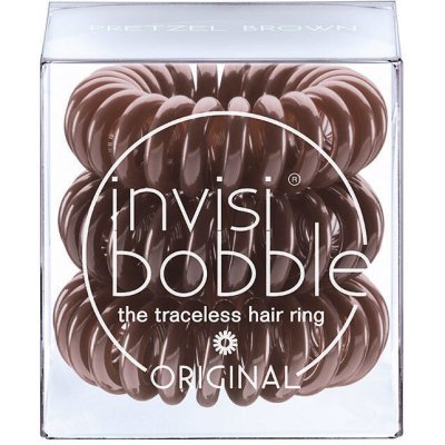 Invisibobble Original Pretzel Brown Hair Tie Gumičky do vlasů 3 ks