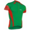 Cyklistický dres Sensor RACE EVO zelená/červená pánský