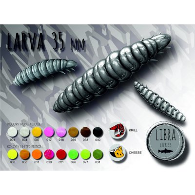 Libra Lures Larva 35 007 Yellow 3,5cm 12ks – Zboží Mobilmania