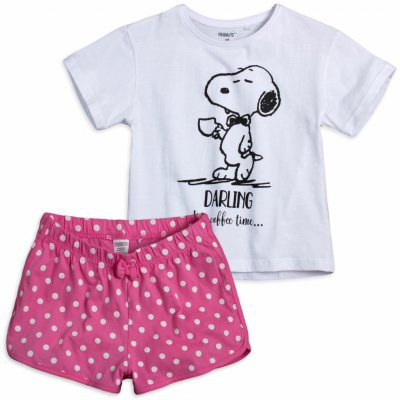 Dívčí pyžamo Snoopy Darling bílé – Hledejceny.cz
