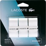 Lacoste Absorbent Overgrip 3 ks white – Sleviste.cz