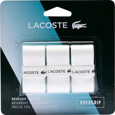 Lacoste Absorbent Overgrip 3 ks white – Sleviste.cz