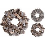 OEM věnec 34 cm přírodní mix barev – Zboží Dáma