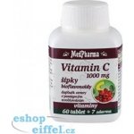 MedPharma Vitamin C 1000 mg s šípky prodloužený účinek 67 tablet – Hledejceny.cz