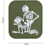 Nášivka Two Skeletons 101INC® - zelená – Zboží Mobilmania