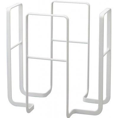 YAMAZAKI Stojan na noviny Tower 6471, bílý – Zboží Dáma