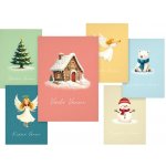 MFP Pohlednice vánoční 180 E matné lamino + lesklý UV lak – Sleviste.cz