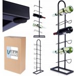 Vilde Stojan na víno kovový černý industriální pro 6 lahví – Zboží Dáma