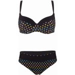 Leona dvoudílné plavky s výztuží S1242 černé – Sleviste.cz