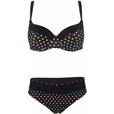 Leona dvoudílné plavky s výztuží S1242 černé – Sleviste.cz