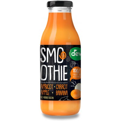 Deva smoothie Meruňka Mrkev Jablko a Banán 300 ml – Zbozi.Blesk.cz