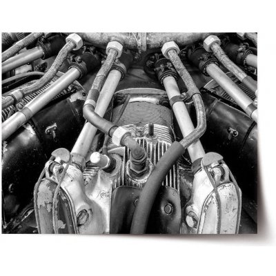 Sablio Plakát Motor - 60x40 cm – Zboží Mobilmania