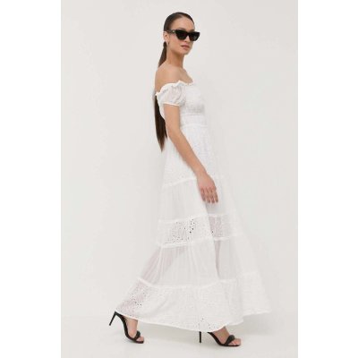 Guess šaty Zena W3GK51 WFDR2 bílá – Zboží Mobilmania