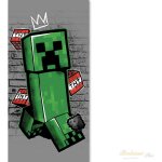 Jerry Fabrics osuška Minecraft Metro Art Creeper 70 x 140 cm – Hledejceny.cz
