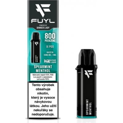 Dinner Lady Fuyl Pod Spearmint Menthol 15 mg – Zboží Dáma