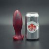 Anální kolík Topped Toys Gape Keeper 55 Forge Red, prémiový silikonový anální kolík 14 x 4,4 cm