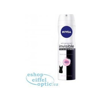 Nivea Invisible for Black & White Clear deospray 150 ml