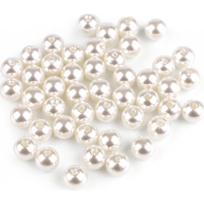 Plastové voskové korálky / perly Glance Ø8 mm Varianta: F21 perlová tmavá, Balení: 20 g – Hledejceny.cz