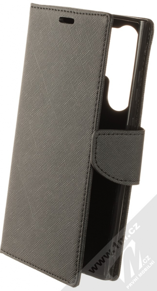 Pouzdro 1Mcz Fancy Book flipové Samsung Galaxy S23 Ultra černé
