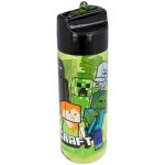 Stor Plastová láhev s výsuvnou brčkem MINECRAFT Tritan 540 ml – Zboží Dáma