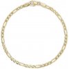 Náramek Beny Jewellery zlatý náramek Figaro 7010352