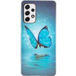 Pouzdro Luminous Pattern Motyl – Samsung Galaxy A53 5G – Sleviste.cz