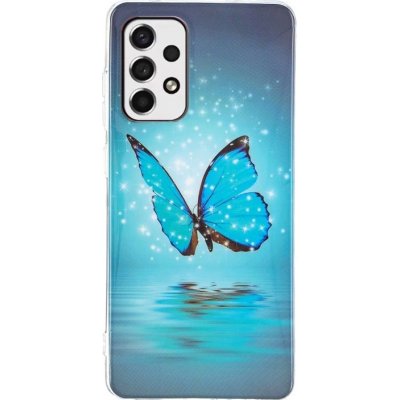 Pouzdro Luminous Pattern Motyl – Samsung Galaxy A53 5G – Sleviste.cz