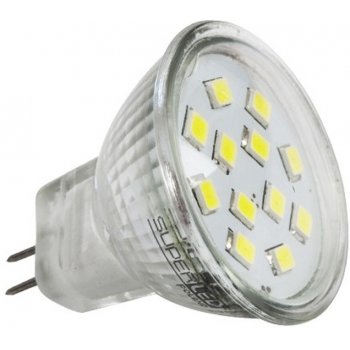 Superled MR11 LED žárovka 230 12 SMD 2835 2.4W 35 mm studená bílá