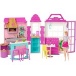 Barbie Restaurace s panenkou herní set HBB91 – Zboží Mobilmania