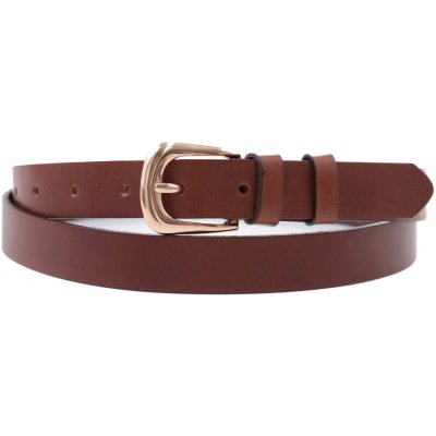 Špongr dámsky kožený opasek 2524 koňakově hnědý – Sleviste.cz