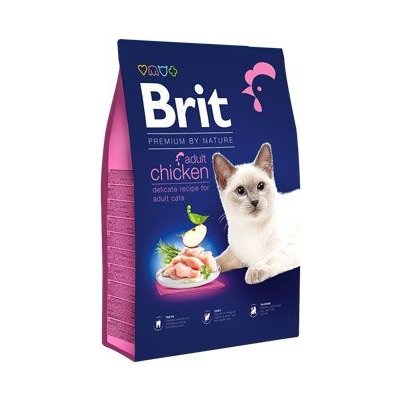 Brit Premium Cat by Nature Adult Chicken 2 x 8 kg – Hledejceny.cz