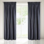 EUROFIRANY ZATEMŇOVACÍ ZÁVĚS NA PÁSCE AGGIE 140X270 CM TMAVĚMODRÁ – Sleviste.cz
