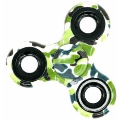 Antistresový Fidget Spinner Maskáč bílý