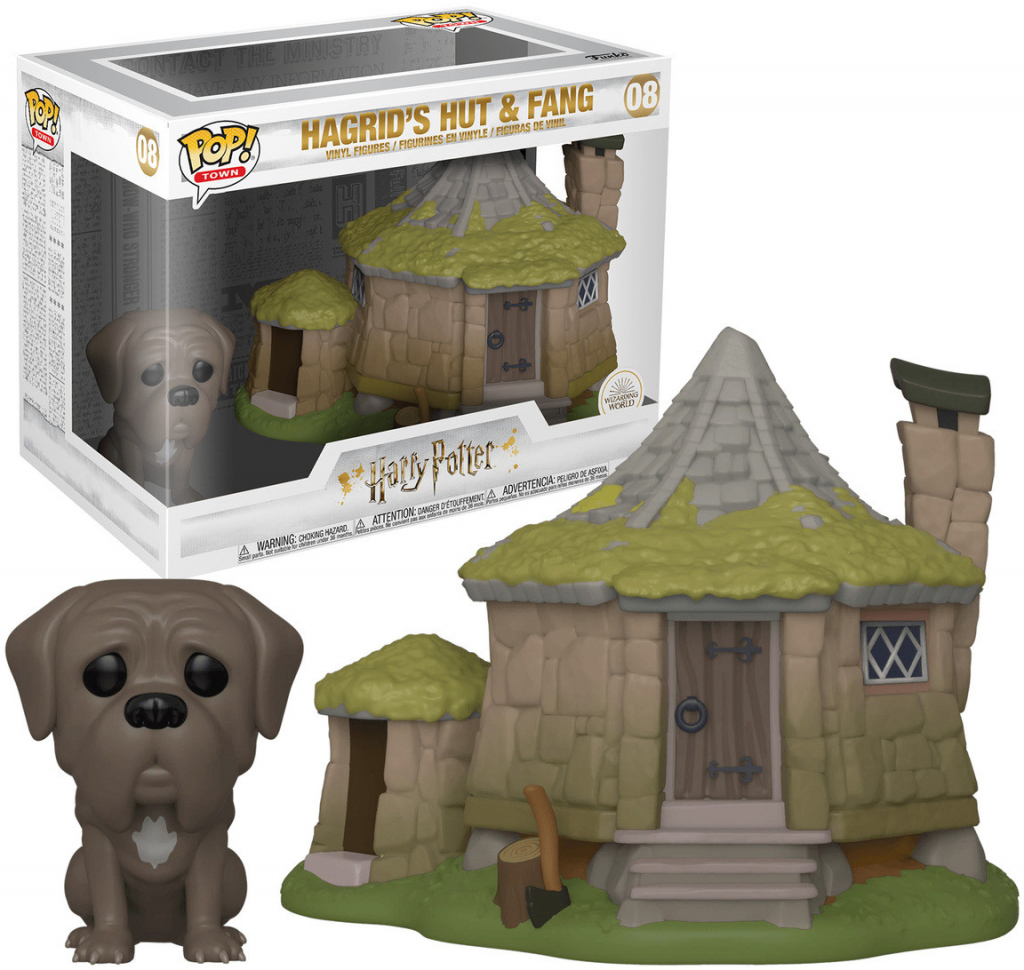 Funko Pop! Town Harry Potter Hagrid\'s Hut with Fang