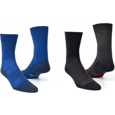 Vavrys ponožky LightTrek CMS 2-pack černá-tmavě modrá – Zboží Mobilmania