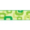 Impol Trade Samolepící bordura 3D zelená 69034 5m x 6,9cm