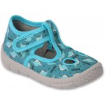 Befado bačkůrky Honey 630P010 DINO tyrkysové flexibilní lehké vyšší – Zboží Dáma