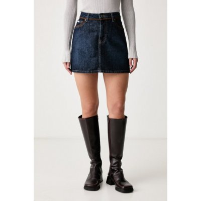 Guess Jeans sukně džínová W6BD0Q.D1804 námořnická modř – Hledejceny.cz