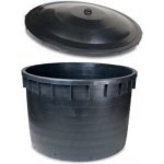 Benco Sud na dešťovou vodu černý 500 l s víkem – HobbyKompas.cz