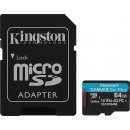 Kingston microSDXC UHS-I U3 64 GB + adaptér SDCR/64GB