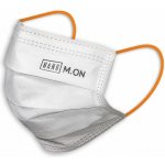 NANO M.ON rouška Juniorská prémiová nanovlákenná zdravotnická maska svítivě oranžová gumička 10 ks – Zbozi.Blesk.cz
