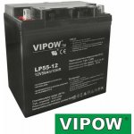 VIPOW Baterie olověná 12V / 55Ah bezúdržbový akumulátor