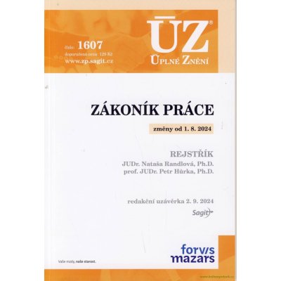 ÚZ 1607 Zákoník práce – Sleviste.cz